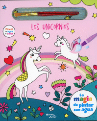 La magia de pintar con agua. Los Unicornios