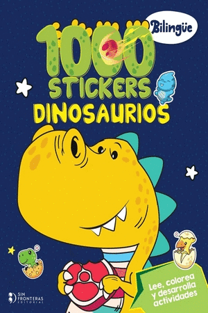 1000 STICKERS DINOSAURIOS BILINGUE