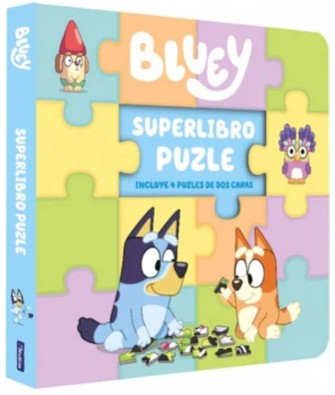 BLUEY LIBRO DE ROMPECABEZAS
