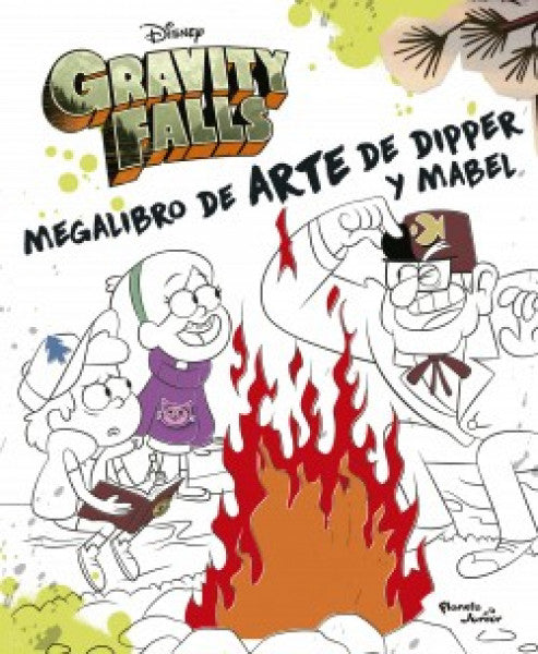 Disney Gravity Falls. Megalibro de arte de Dipper y Mabel