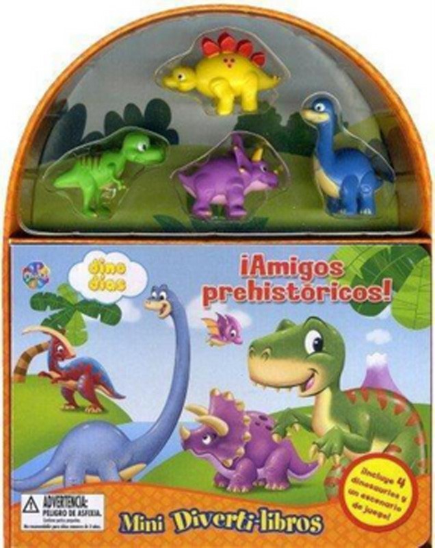 Mini Divertilibros - Amigos Prehistoricos | Varios Autores