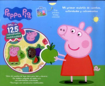 Peppa Pig - Mi primer maletín de cuentos, actividades y calcomanías
