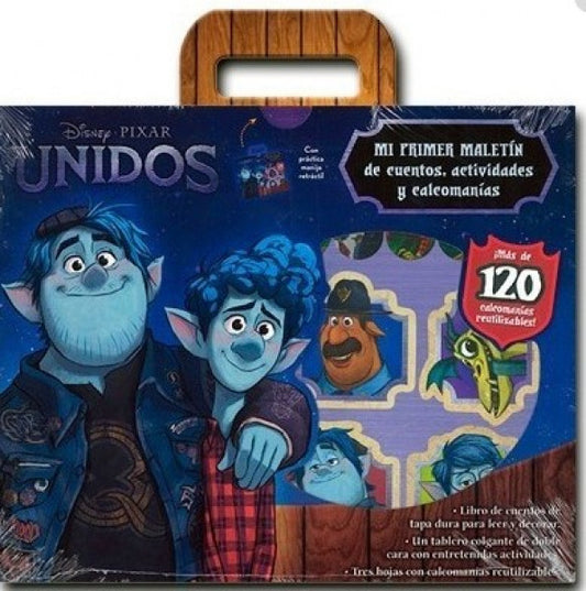 Disney Unidos - Mi Primer Maletín de Cuentos, activiades y calcomania
