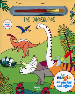 La magia de pintar con agua. Los Dinosaurios