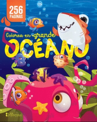 COLOREA EN GRANDE ANIMALES DEL OCEANO