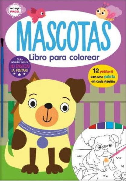 MASCOTAS LIBRO PARA COLOREAR