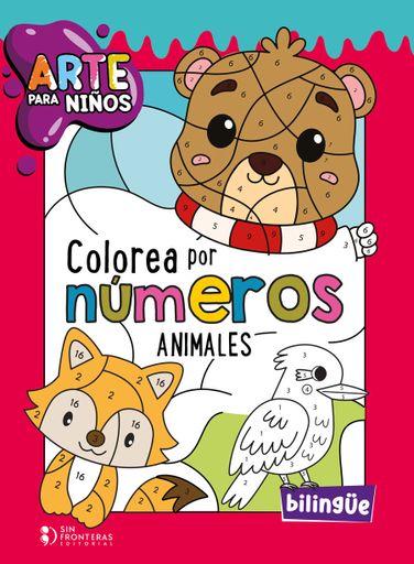 COLOREAR POR NUMEROS ANIMALES