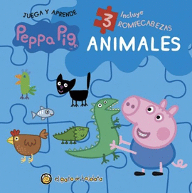 Juega y aprende, animales: historias para armar, Peppa Pig