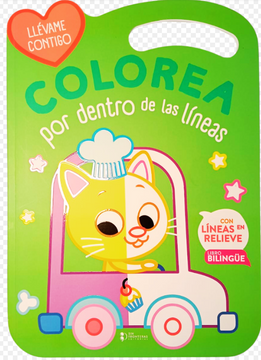 GATO COLOREA POR DENTRO LAS LINEAS