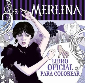 MERLINA ADDAMS LIBRO PARA COLOREAR