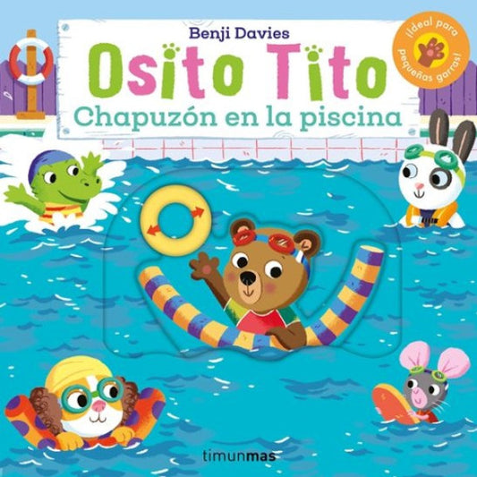 OSITO TITO CHAPUZON EN LA PISCINA