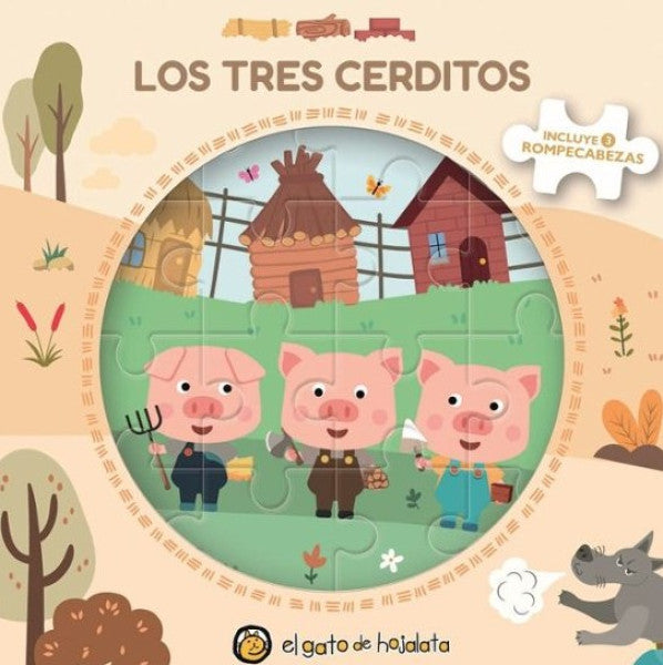 CLASICOS PARA ARMAR LOS TRES CERDITOS