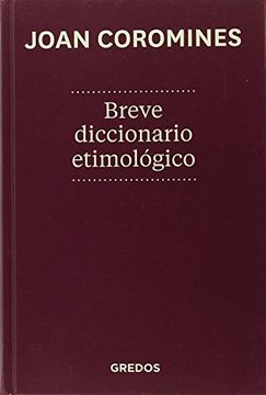 Breve diccionario etimológico