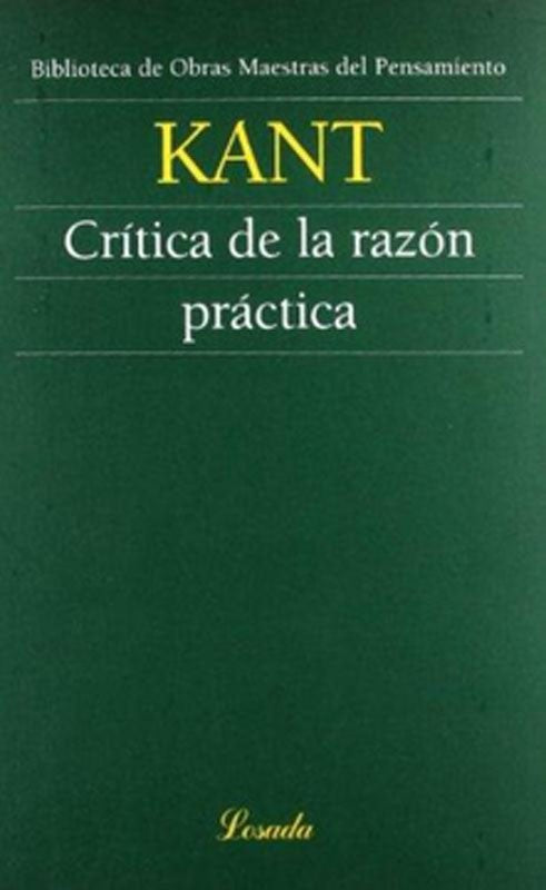 Crítica De La Razón Práctica | Immanuel Kant