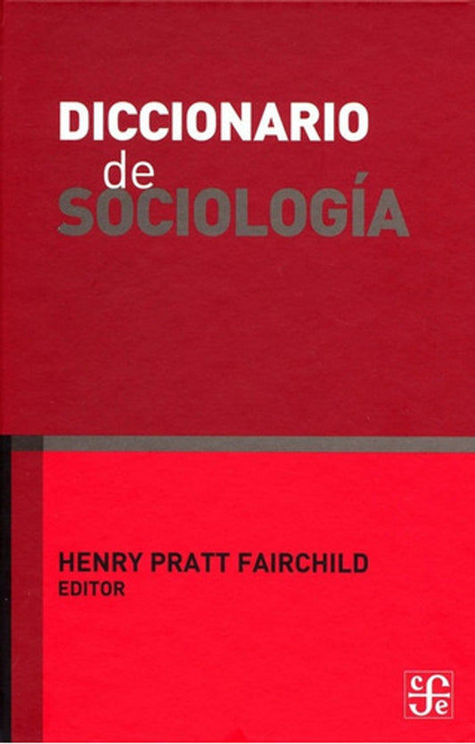 Diccionario De Sociologia | Henry Pratt Fairchild