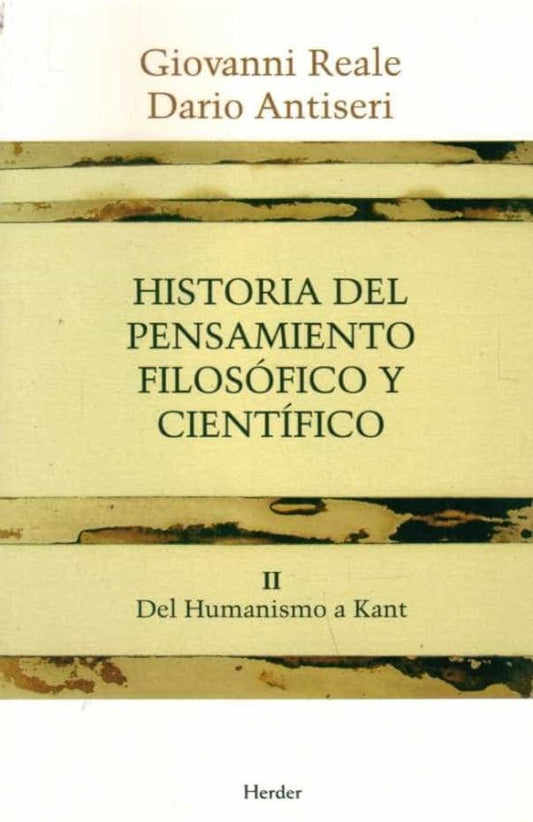 Historia Del Pensamiento Filosofico Cientifico Ii | Giovanni Reale