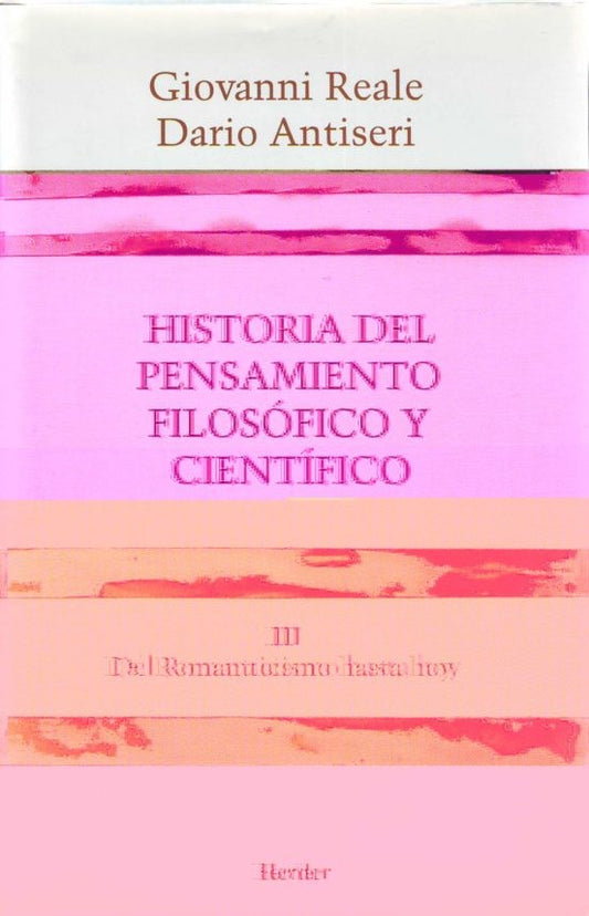 Historia Del Pensamiento Filosofico Y Cientifico | Giovanni Reale