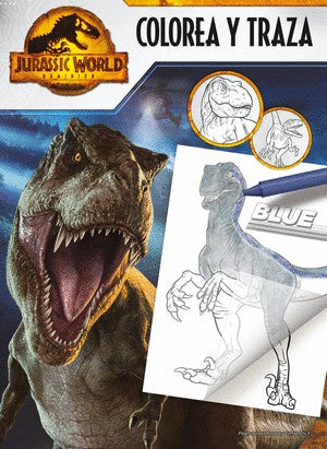 Jurassic World Colorea Y Trazos | Varios